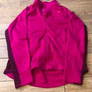 Purple zip up jacket